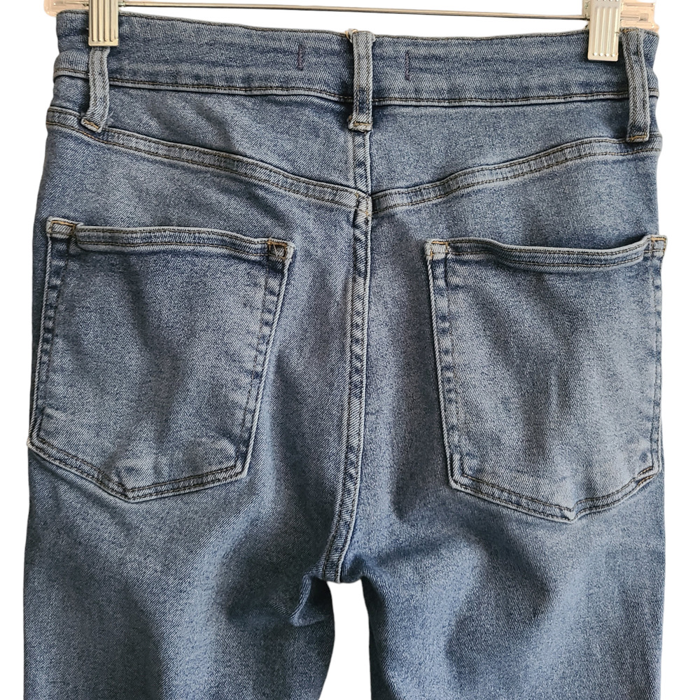 WE THE‎ FREE High Rise Skinny Raw Hem Stretch Denim Jeans Women's 30 - Picture 5 of 12